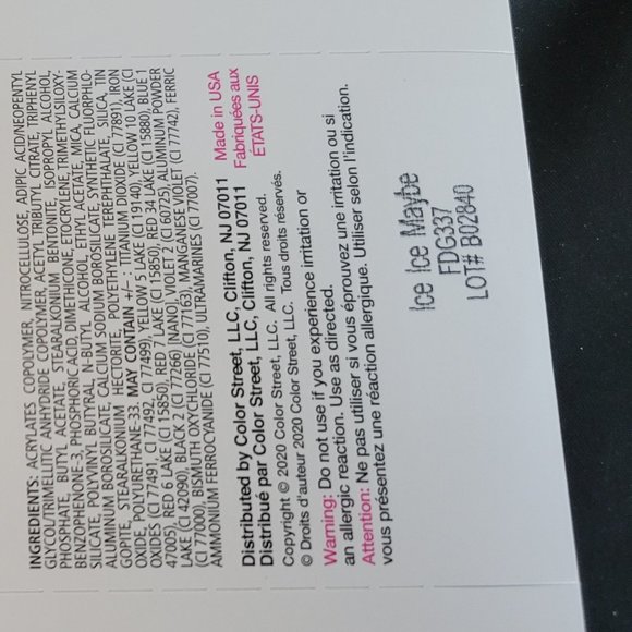 Color Street Ice Ice Maybe - Retired - FDG337 - Picture 3 of 3